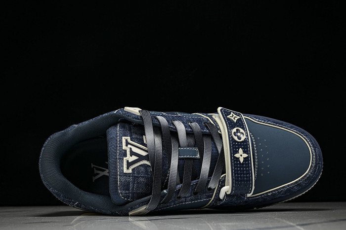 2026 NEW STYLE MEN'S SHOES TRAINER LACE UP SPORTS BASKETBALL SHOES NAVY BLUE/MIDNIGHT BLUE