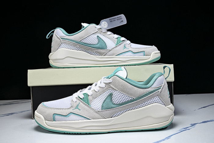 HJ6778-113 JORDAN CMFT ERA WHITE/SAIL/WASHED TEAL