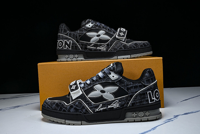 2026 NEW STYLE MEN'S SHOES TRAINER LACE UP SPORTS BASKETBALL SHOES BLACK/INKINESS