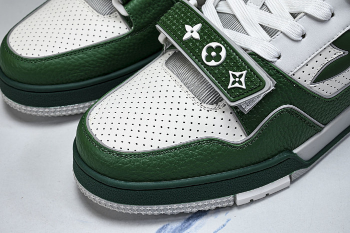 2026 NEW STYLE MEN'S SHOES TRAINER LACE UP SPORTS BASKETBALL SHOES DARK GREEN/GREEN