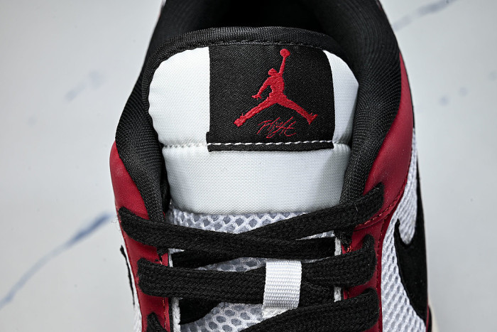 HJ6777-106 JORDAN CMFT ERA LOW-TOP RETRO CASUAL SPORTS SHOES WHITE/VARSITY RED/SAIL/BLACK