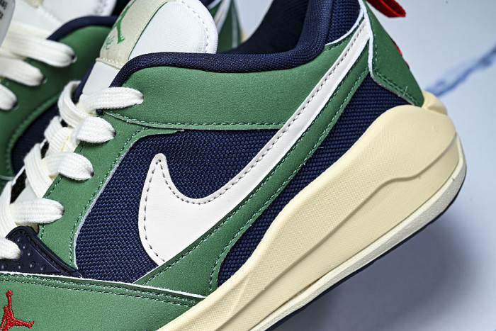 HJ6777-400 JORDAN CMFT ERA LOW-TOP RETRO CASUAL SPORTS SHOES GREEN/BLUE/WHITE