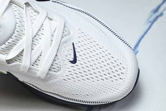 IB1873-107 AIR ZOOM PEGASUS 42 WHITE/NAVY BLUE/GREEN