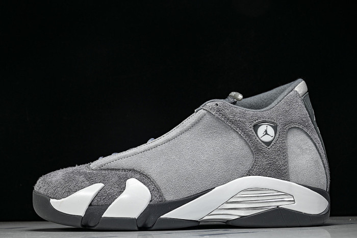FJ3460-012 JORDAN 14 RETRO FLINT GREY/STEALTH GREY/WHITE