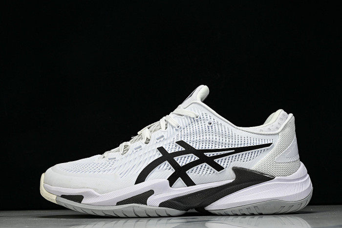 1041A370-100 COURT FF 3 WHITE/BLACK/WHITE