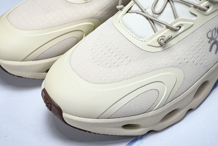 ON RUNNING LEISURE SPORTS SHOES BEIGE/BEIGE/BEIGE