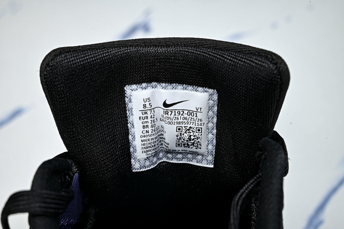 IR7192-001 AIR ZOOM PEGASUS 42 BLACK/PITCH BLUE/BLACKENED BLUE/BLUR
