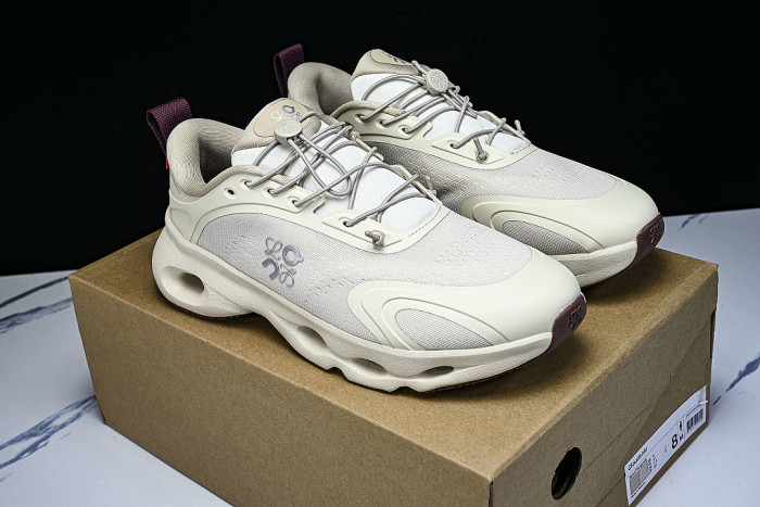 ON RUNNING LEISURE SPORTS SHOES BEIGE/BEIGE/BEIGE