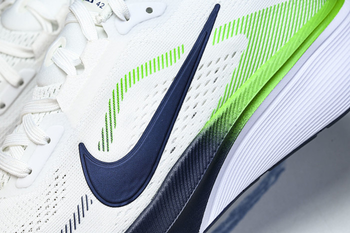 IB1873-107 AIR ZOOM PEGASUS 42 WHITE/NAVY BLUE/GREEN