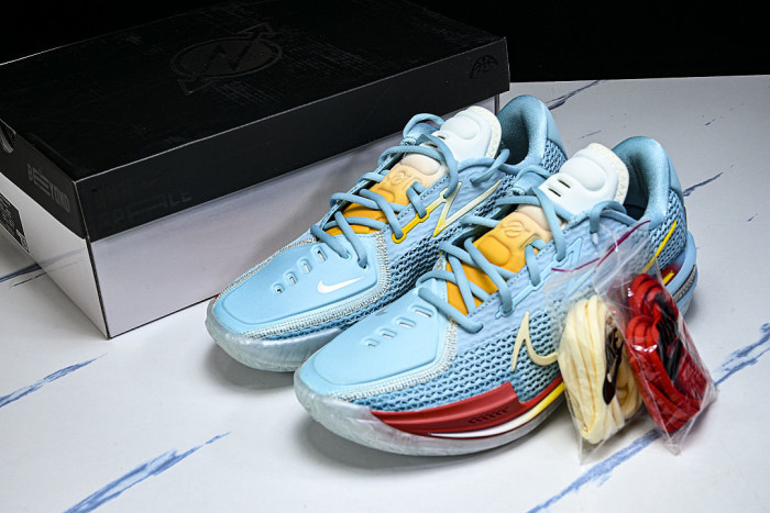 IU0779-400 AIR ZOOM G.T.CUT EP PRACTICAL SERIES BASKETBALL SHOES SKY BLUE/LIGHT BLUE
