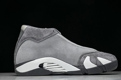 FJ3460-012 JORDAN 14 RETRO FLINT GREY/STEALTH GREY/WHITE
