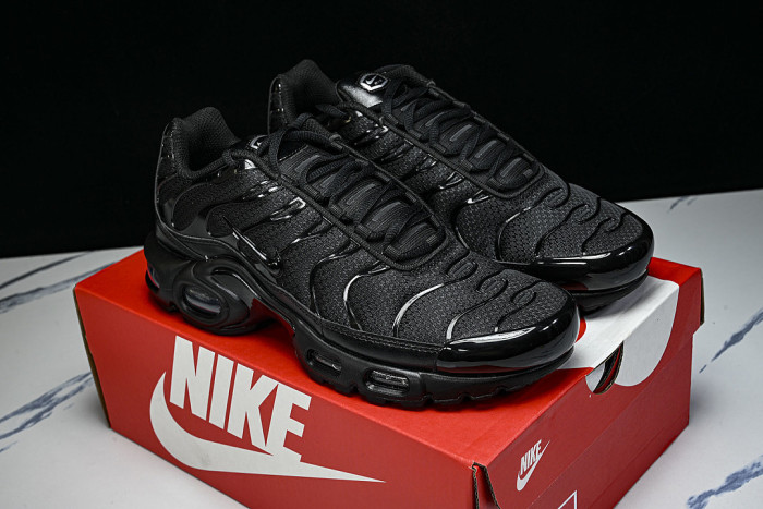 604133-050 AIR MAX PLUS BLACK/BLACK-BLACK