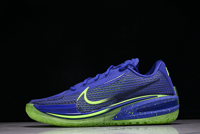 CZ0176-301 AIR ZOOM G.T.CUT EP PRACTICAL SERIES BASKETBALL SHOES KLEIN BLUE/FLUORESCENT GREEN