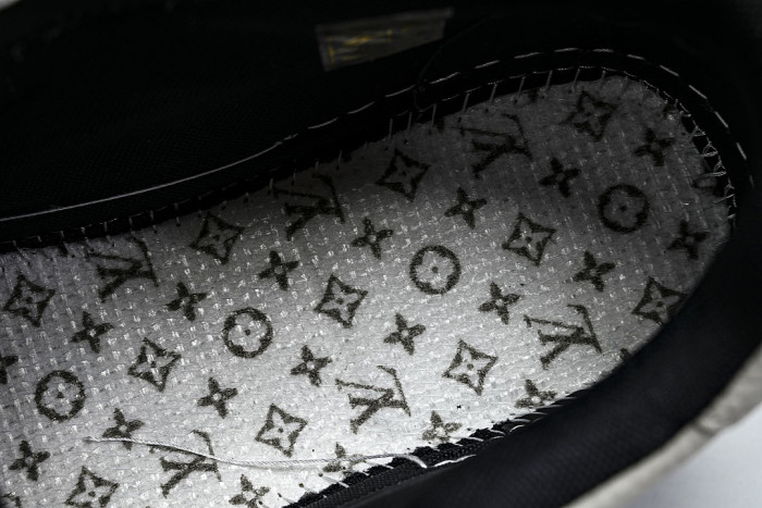 LEATHER SPORTS SHOES WHITE/BLACK/WHITE