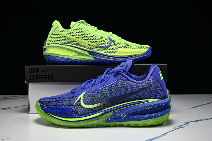 CZ0176-301 AIR ZOOM G.T.CUT EP PRACTICAL SERIES BASKETBALL SHOES KLEIN BLUE/FLUORESCENT GREEN