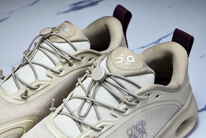 ON RUNNING LEISURE SPORTS SHOES BEIGE/BEIGE/BEIGE