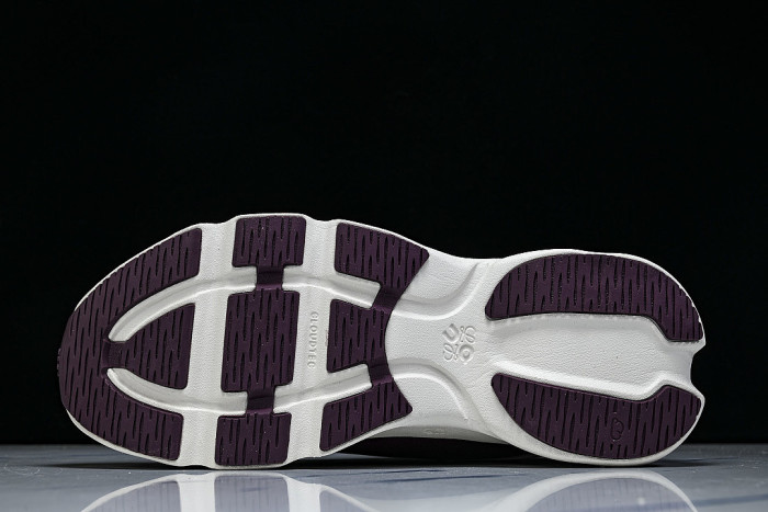 ON RUNNING LEISURE SPORTS SHOES WHITE/WINE RED