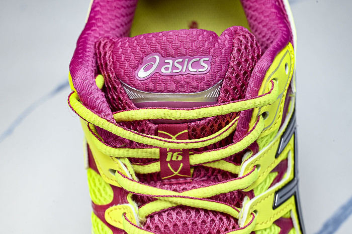 T485N-0793 GEL-NIMBUS 16 SPORTIVE CASUAL RUNNING SHOES GREEN/PINK/GREEN