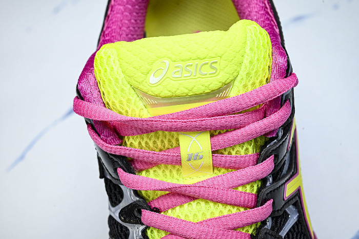T485N-9005 GEL-NIMBUS 16 SPORTIVE CASUAL RUNNING SHOES BLACK/GREEN/PINK/SILVER