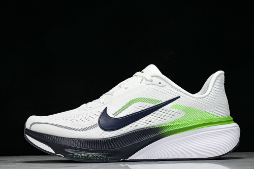 IB1873-107 AIR ZOOM PEGASUS 42 WEAR-RESISTANT RUNNING SHOES WHITE/BLACK/GREEN
