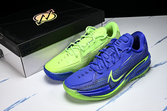 CZ0176-301 AIR ZOOM G.T.CUT EP PRACTICAL SERIES BASKETBALL SHOES KLEIN BLUE/FLUORESCENT GREEN