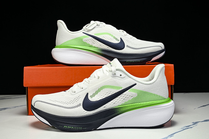 IB1873-107 AIR ZOOM PEGASUS 42 WHITE/NAVY BLUE/GREEN