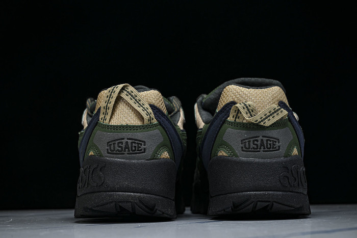 1203A817-020 GEL-TRUCK OUTDOOR SPORTS HIKING SHOES GREEN/BROWN/BLACK/NAVY BLUE