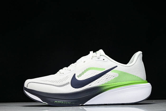 IB1873-107 AIR ZOOM PEGASUS 42 WHITE/NAVY BLUE/GREEN