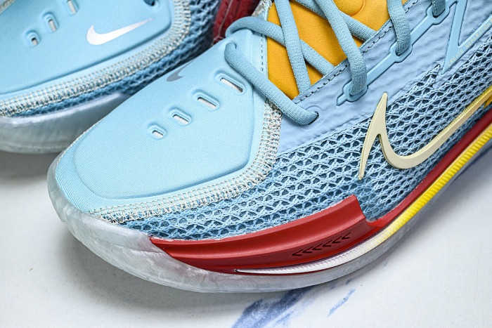 IU0779-400 AIR ZOOM G.T.CUT EP PRACTICAL SERIES BASKETBALL SHOES SKY BLUE/LIGHT BLUE