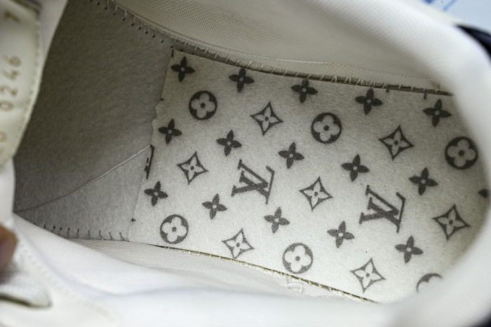MAN NEW STYLE 54 WITH AGED FLORAL BASE CASUAL SPORTS SHOES WHITE/PURE WHITE