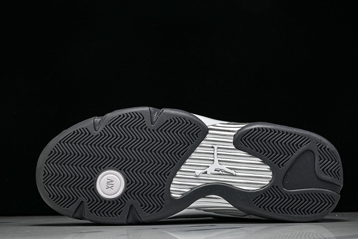 FJ3460-012 JORDAN 14 RETRO FLINT GREY/STEALTH GREY/WHITE