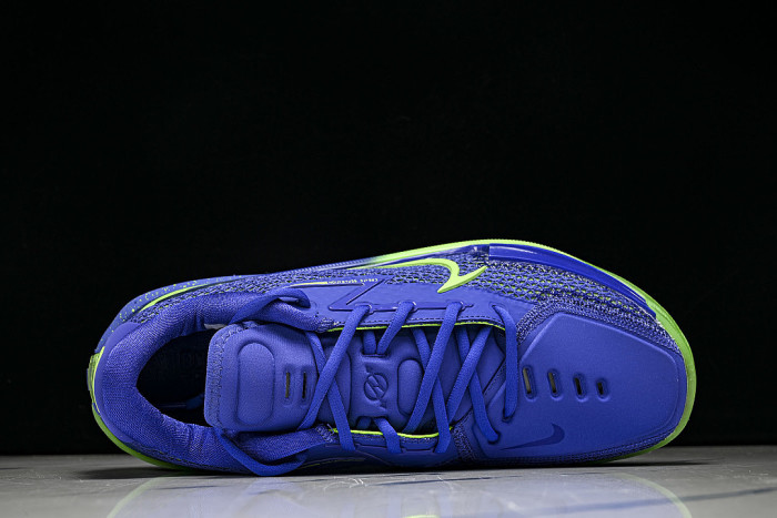CZ0176-301 AIR ZOOM G.T.CUT EP PRACTICAL SERIES BASKETBALL SHOES KLEIN BLUE/FLUORESCENT GREEN