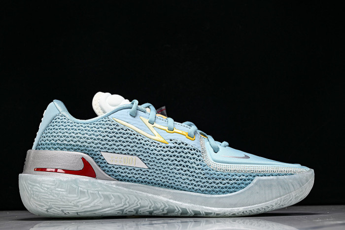 IU0779-400 AIR ZOOM G.T.CUT EP PRACTICAL SERIES BASKETBALL SHOES SKY BLUE/LIGHT BLUE