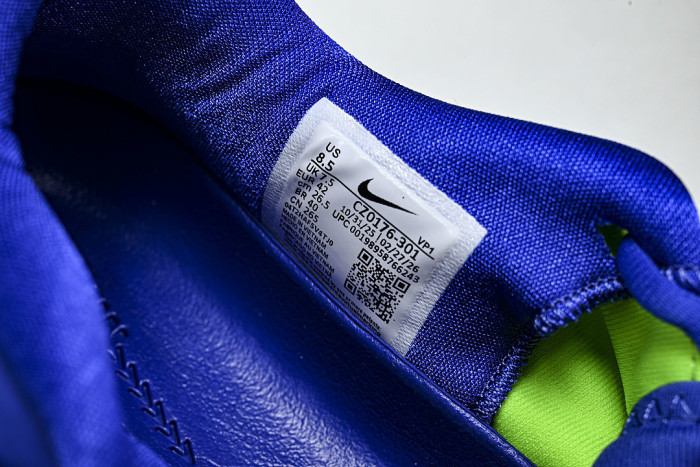 CZ0176-301 AIR ZOOM G.T.CUT EP PRACTICAL SERIES BASKETBALL SHOES KLEIN BLUE/FLUORESCENT GREEN