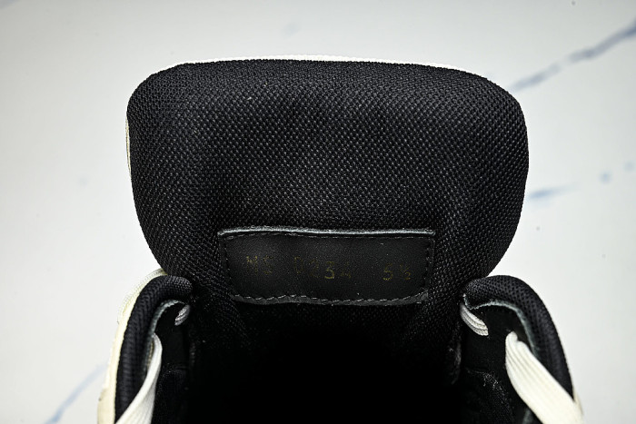 LEATHER SPORTS SHOES WHITE/BLACK/WHITE
