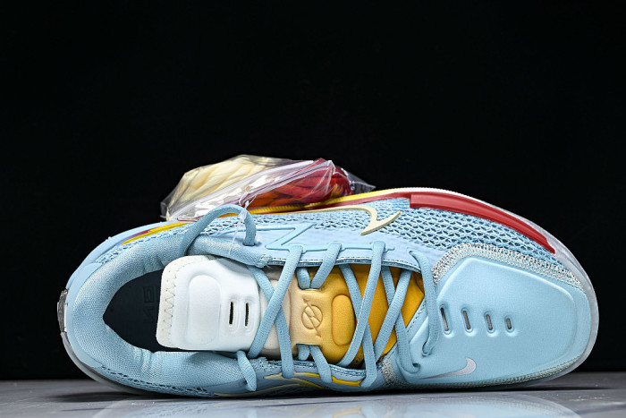 IU0779-400 AIR ZOOM G.T.CUT EP PRACTICAL SERIES BASKETBALL SHOES SKY BLUE/LIGHT BLUE