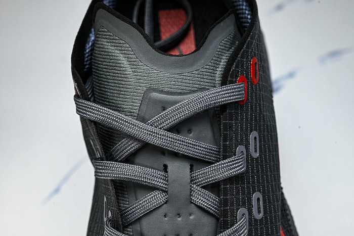 HM9697-002 AVA X BREATHABLE AND SUPPORTIVE RUNNING SHOES BLACK/GREY/RED