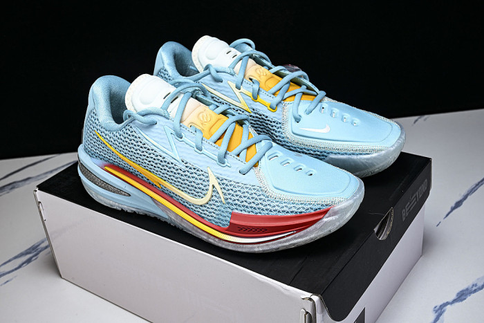 IU0779-400 AIR ZOOM G.T.CUT EP PRACTICAL SERIES BASKETBALL SHOES SKY BLUE/LIGHT BLUE