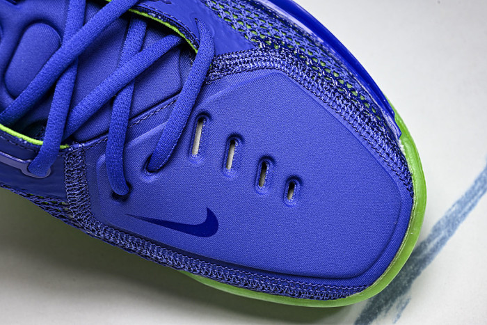 CZ0176-301 AIR ZOOM G.T.CUT EP PRACTICAL SERIES BASKETBALL SHOES KLEIN BLUE/FLUORESCENT GREEN