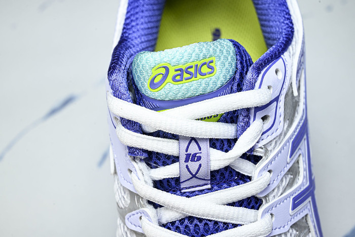 T566N-9101 GEL-NIMBUS 16 SPORTIVE CASUAL RUNNING SHOES WHITE/PURPLE/GREEN