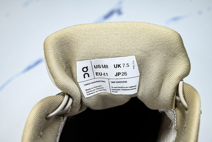 ON RUNNING LEISURE SPORTS SHOES BEIGE/BEIGE/BEIGE