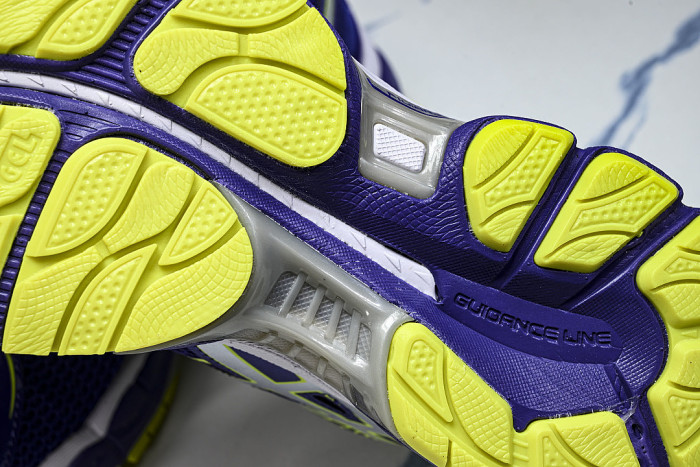 T485N-3697 GEL-NIMBUS 16 SPORTIVE CASUAL RUNNING SHOES PURPLE/GREEN/WHITE