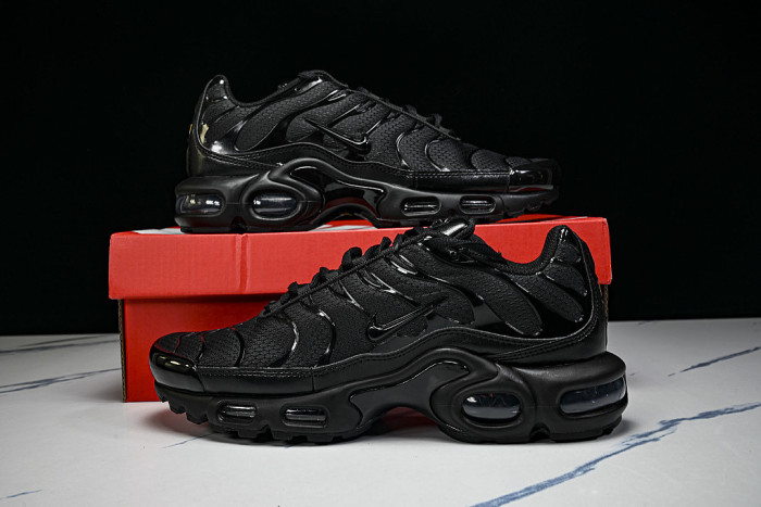 604133-050 AIR MAX PLUS BLACK/BLACK-BLACK