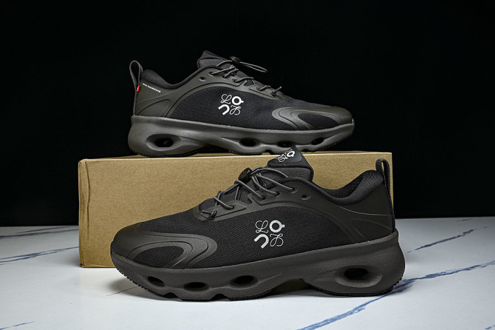 ON RUNNING LEISURE SPORTS SHOES BLACK/BLACK/BLACK