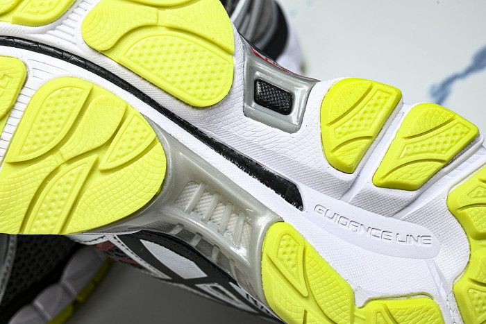 T437N-9790 GEL-NIMBUS 16 SPORTIVE CASUAL RUNNING SHOES GREY/SILVER/RED/BLACK/GREEN