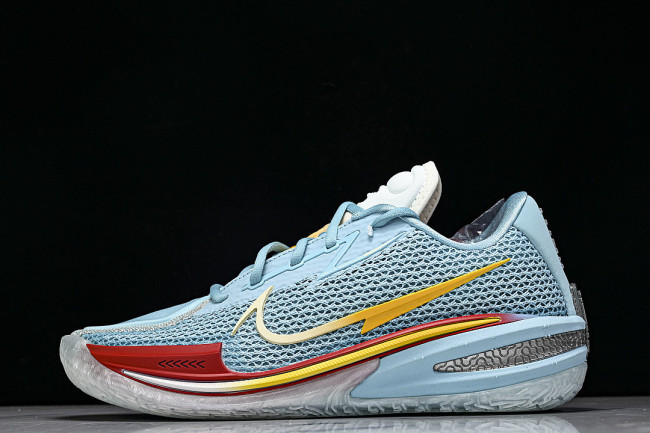IU0779-400 AIR ZOOM G.T.CUT EP PRACTICAL SERIES BASKETBALL SHOES SKY BLUE/LIGHT BLUE