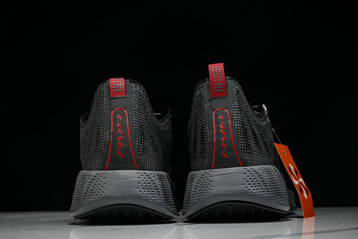 HM9697-002 AVA X BREATHABLE AND SUPPORTIVE RUNNING SHOES BLACK/GREY/RED