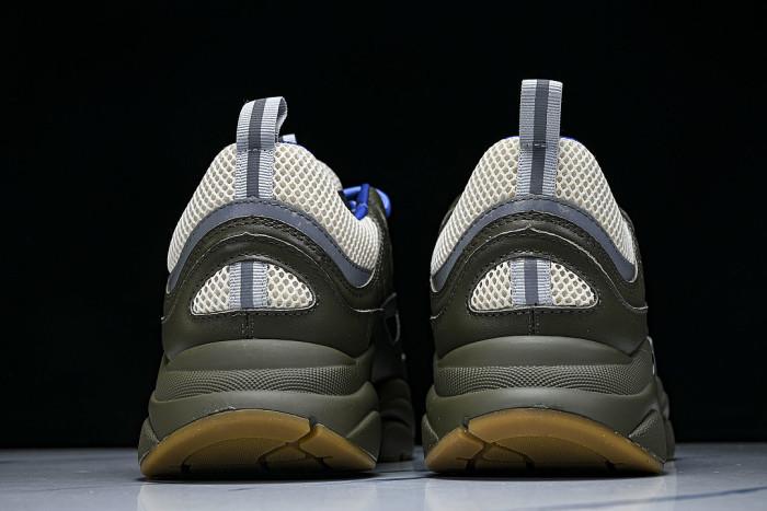2026 THE NEW MEN'S SHOES ARE FASHIONABLE AND TRENDY LACE UP SPORTS SHOES ARMY GREEN/GREEN