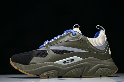2026 THE NEW MEN'S SHOES ARE FASHIONABLE AND TRENDY LACE UP SPORTS SHOES ARMY GREEN/GREEN