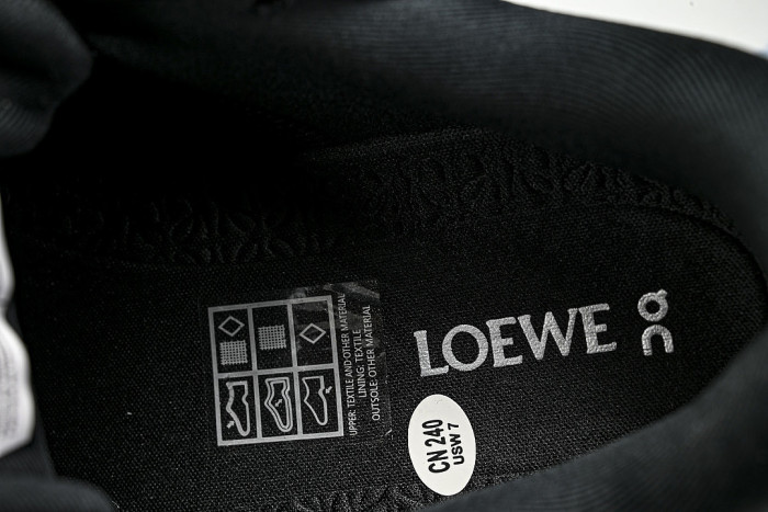 ON RUNNING LEISURE SPORTS SHOES BLACK/GREY